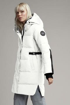 Chamarras Canada Goose Mujer Outlet - Bennett Abrigos Black Label Blancos EM1098736